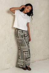 Cattelain Pleated Top in Ivory