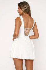 Moonlight Magic Mini Dress White