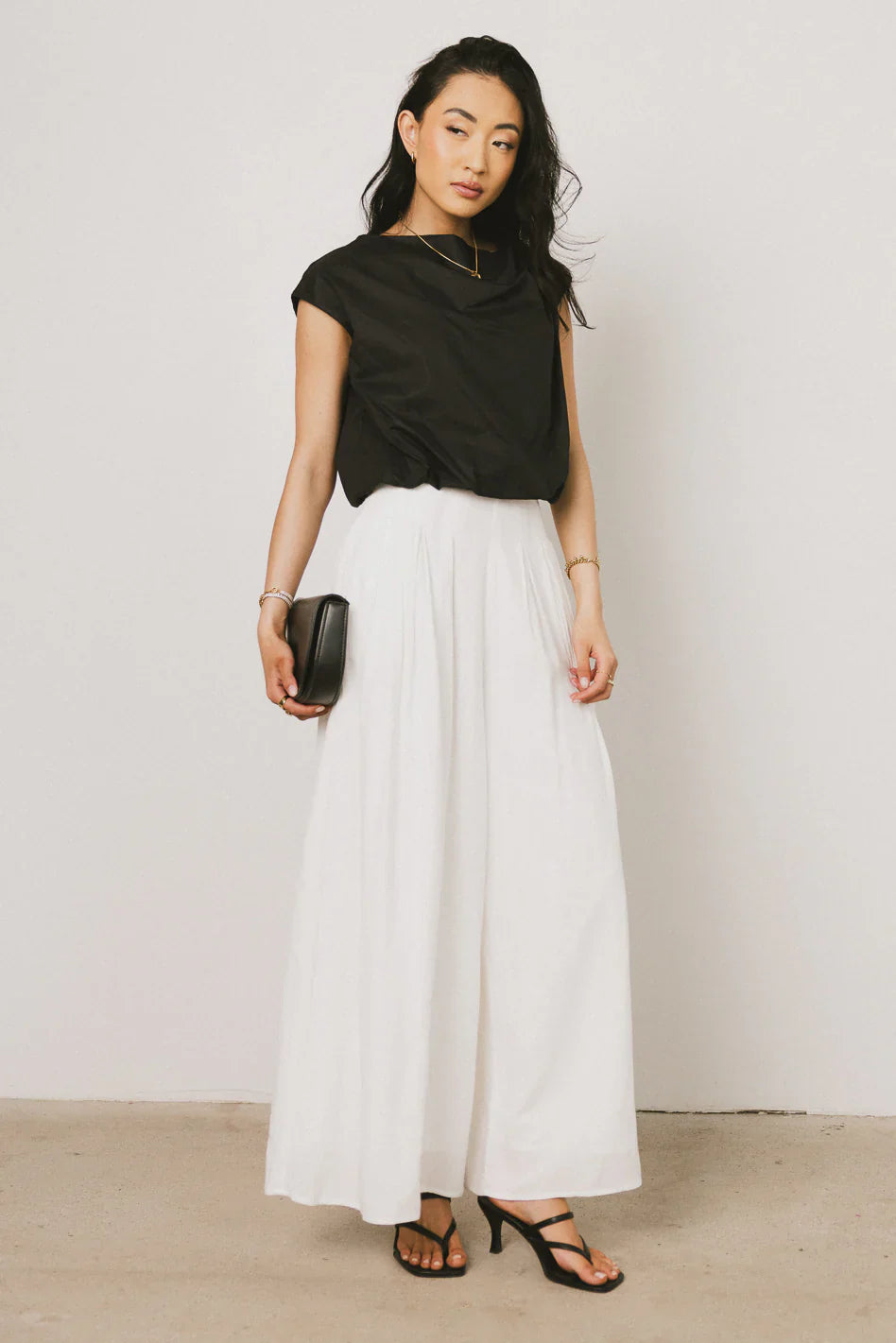 Rich Bubble Top in Black