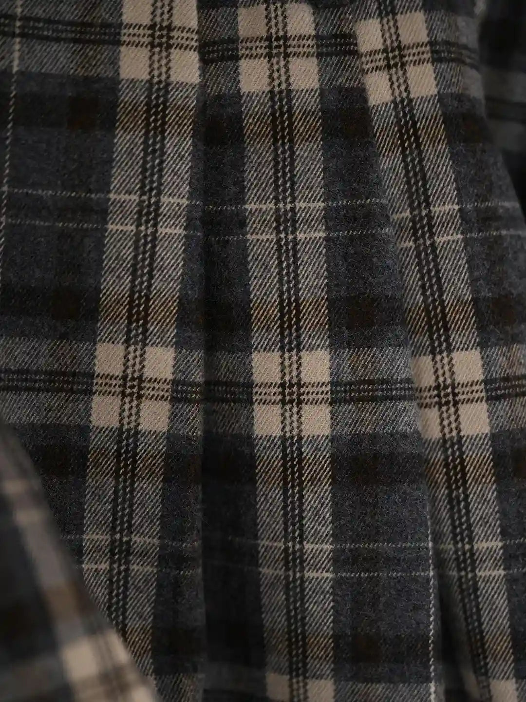 Pearl Ruffle Plaid Skirt