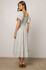 Asha Floral Midi Dress