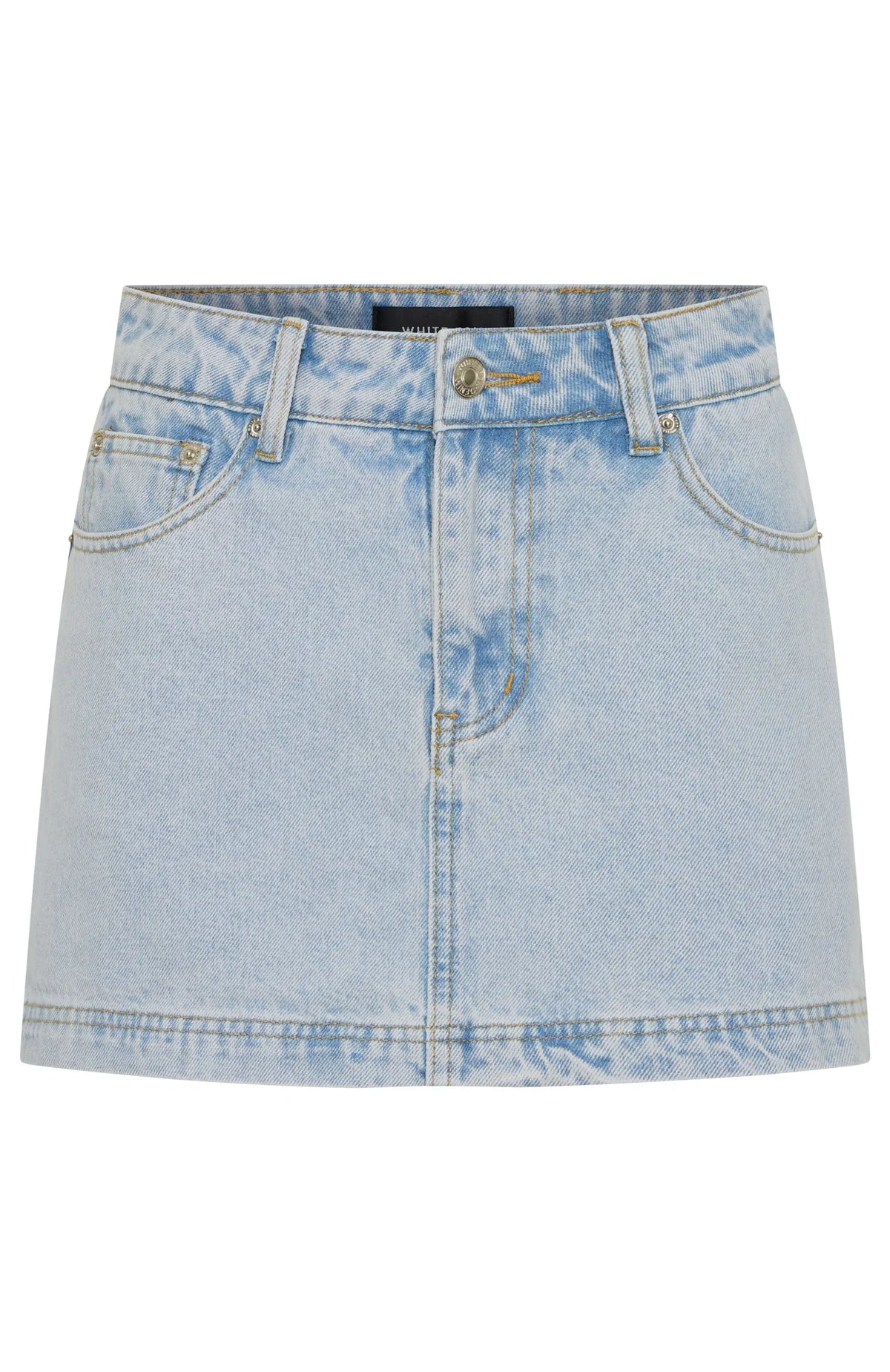 All Your Problems Denim Skort Glacier Blue