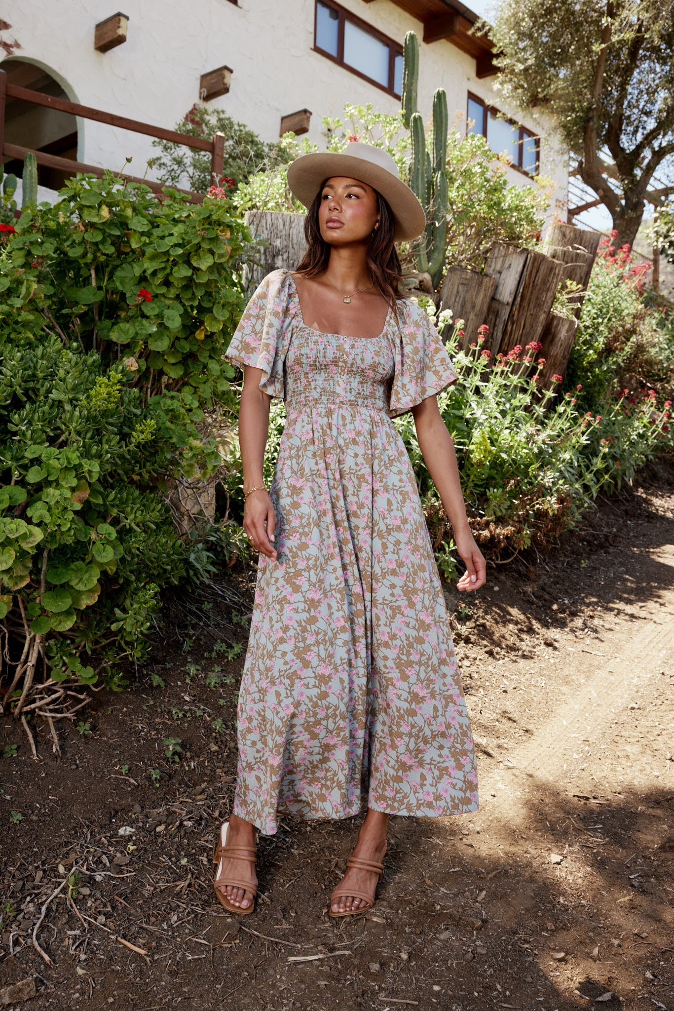 Yuna Floral Maxi Dress